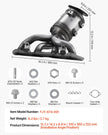 VEVOR Catalytic Converter Compatible with Kia Soul Rio/Hyundai Veloster Accent