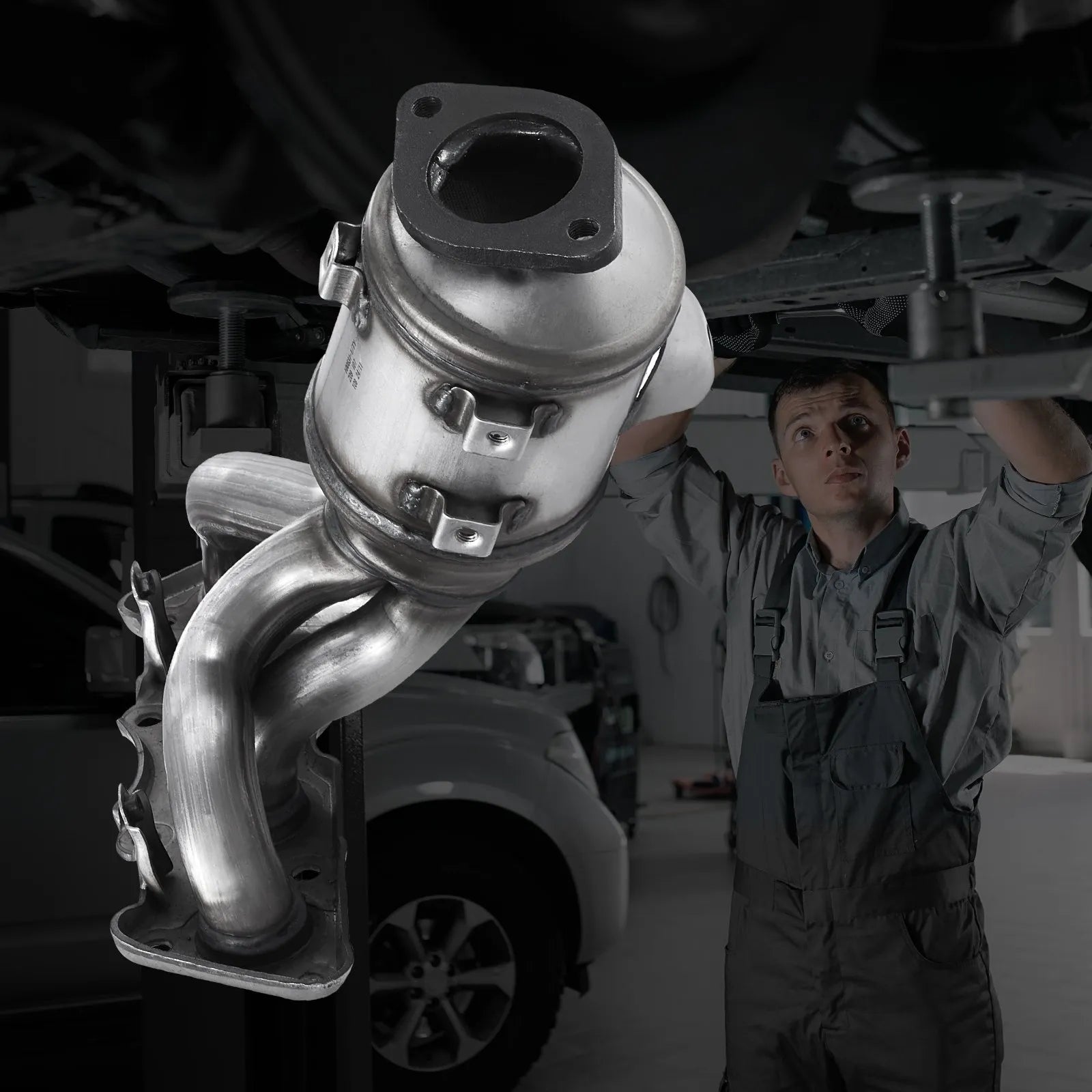 VEVOR Catalytic Converter Compatible with Kia Soul Rio/Hyundai Veloster Accent