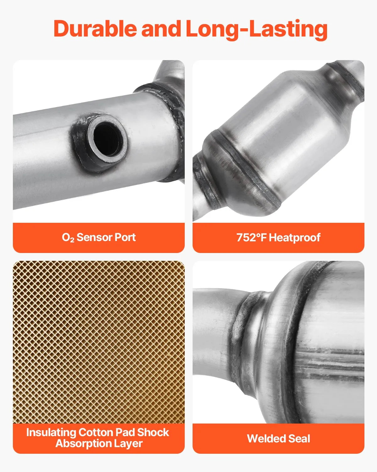 VEVOR Catalytic Converter Compatible with Nissan Suzuki Equator 4.0L V6 16399