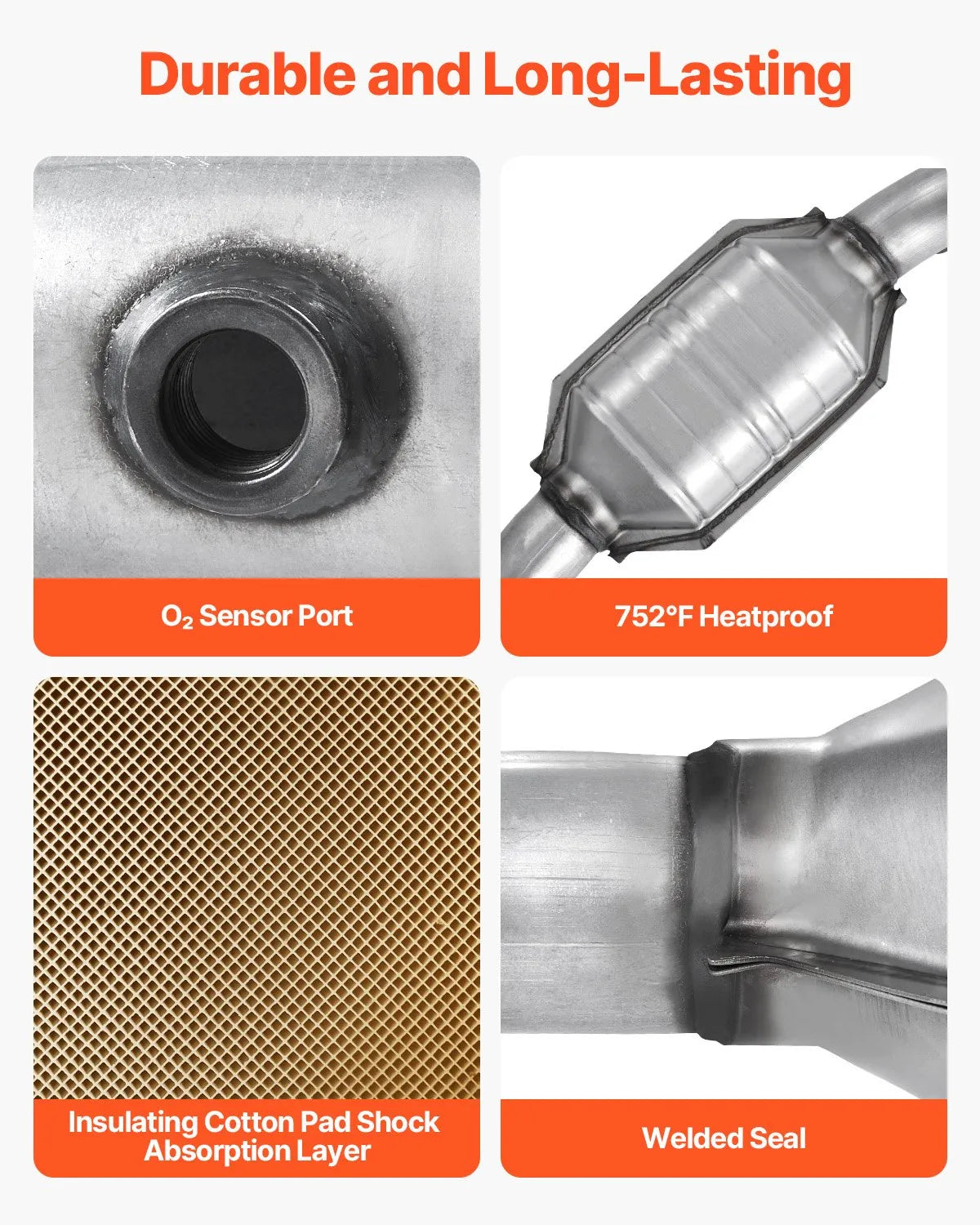VEVOR Catalytic Converter Compatible with Cadillac Chevy GMC 4.3L V6 4.8L/5.3L