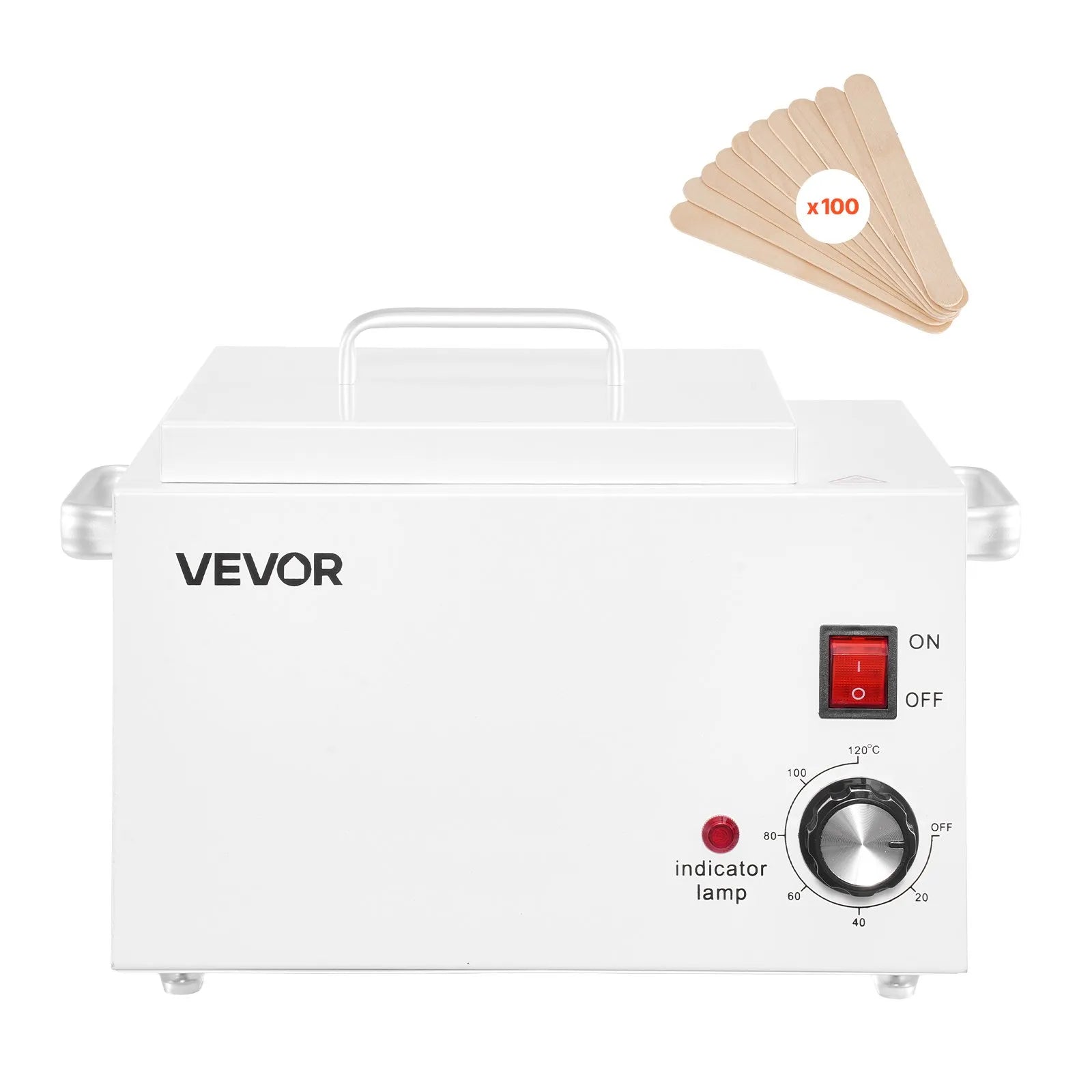 VEVOR Single Wax Warmer 3000ML Wax Warmer for Hair Removal 32-248 ℉ Adjustable