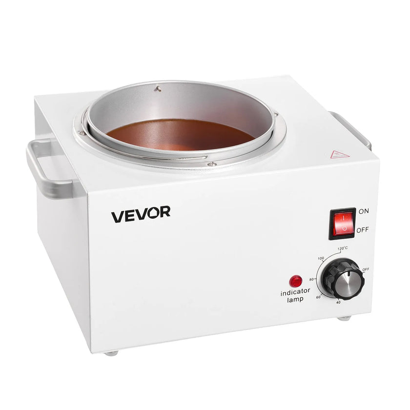 VEVOR Single Wax Warmer 3000ML Wax Warmer for Hair Removal 32-248 ℉ Adjustable