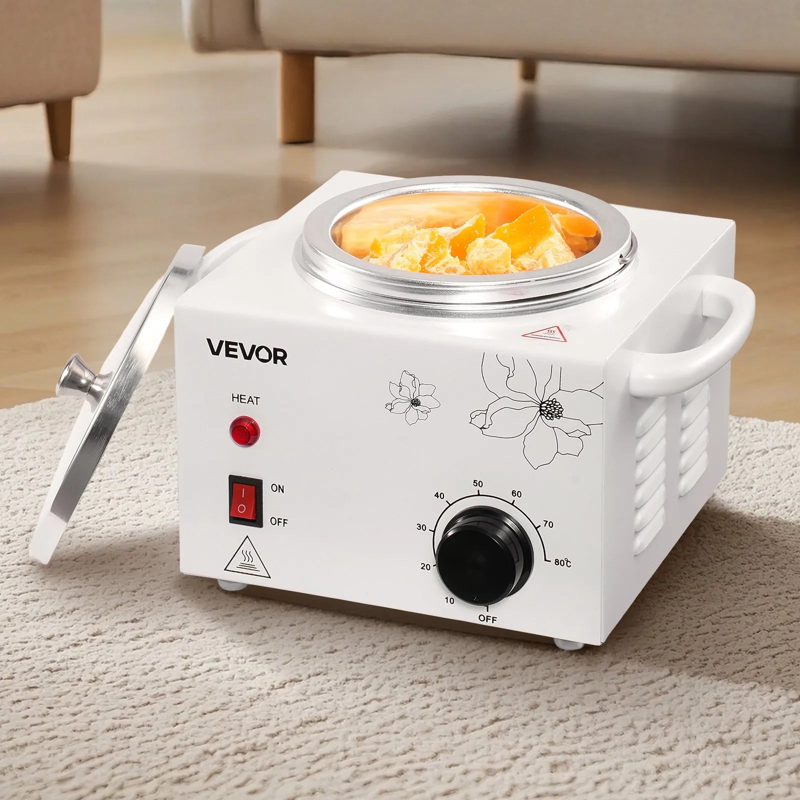 600ML Professional Single Wax Warmer – Adjustable Temperature Control