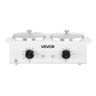 VEVOR Double Wax Warmer 1200ML Professional Dual Wax Heater Pot for Hair Removal
