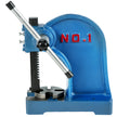 VEVOR Manual Arbor Press 1 Ton, Heavy Duty Arbor Press with 4-5/8 Inch Maximum Height, Manual Desktop Arbor Press Cast Iron Material, for Riveting Punching Holes