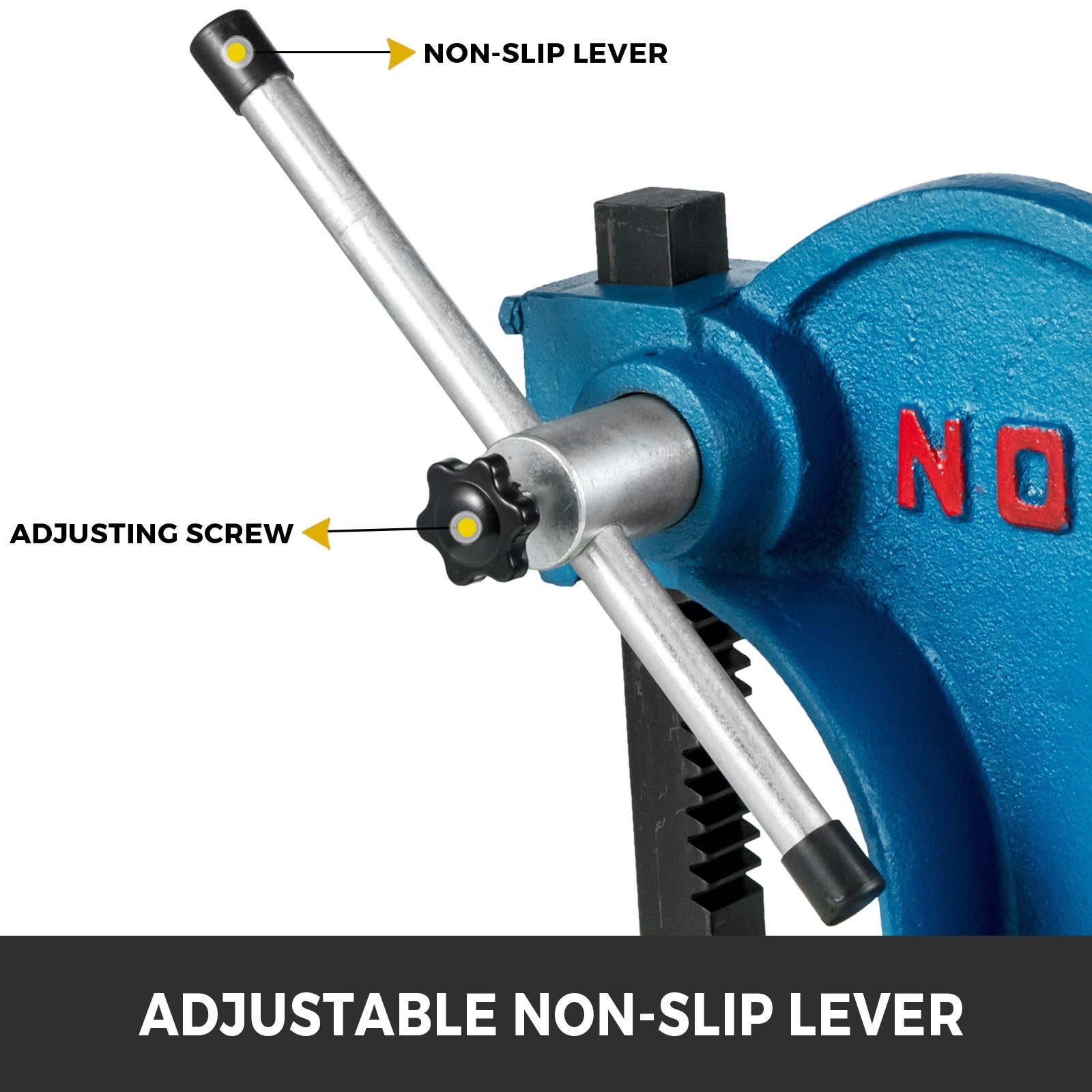 VEVOR Manual Arbor Press 1 Ton, Heavy Duty Arbor Press with 4-5/8 Inch Maximum Height, Manual Desktop Arbor Press Cast Iron Material, for Riveting Punching Holes