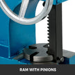 VEVOR Heavy Duty Arbor Press 3 Ton, Ratchet Leverage Arbor Press with Handwheel, Manual Desktop Metal Arbor Press 21.5 Inch Max. Working Height, for Riveting Punching Holes