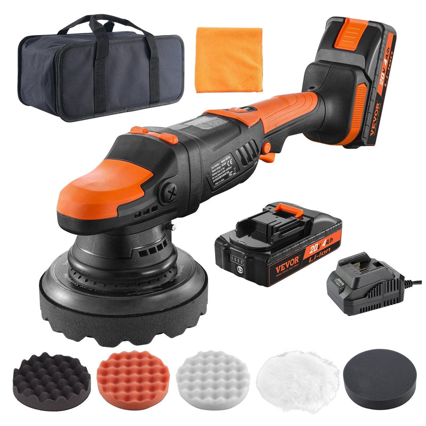 VEVOR 20V Cordless Buffer Polisher 6