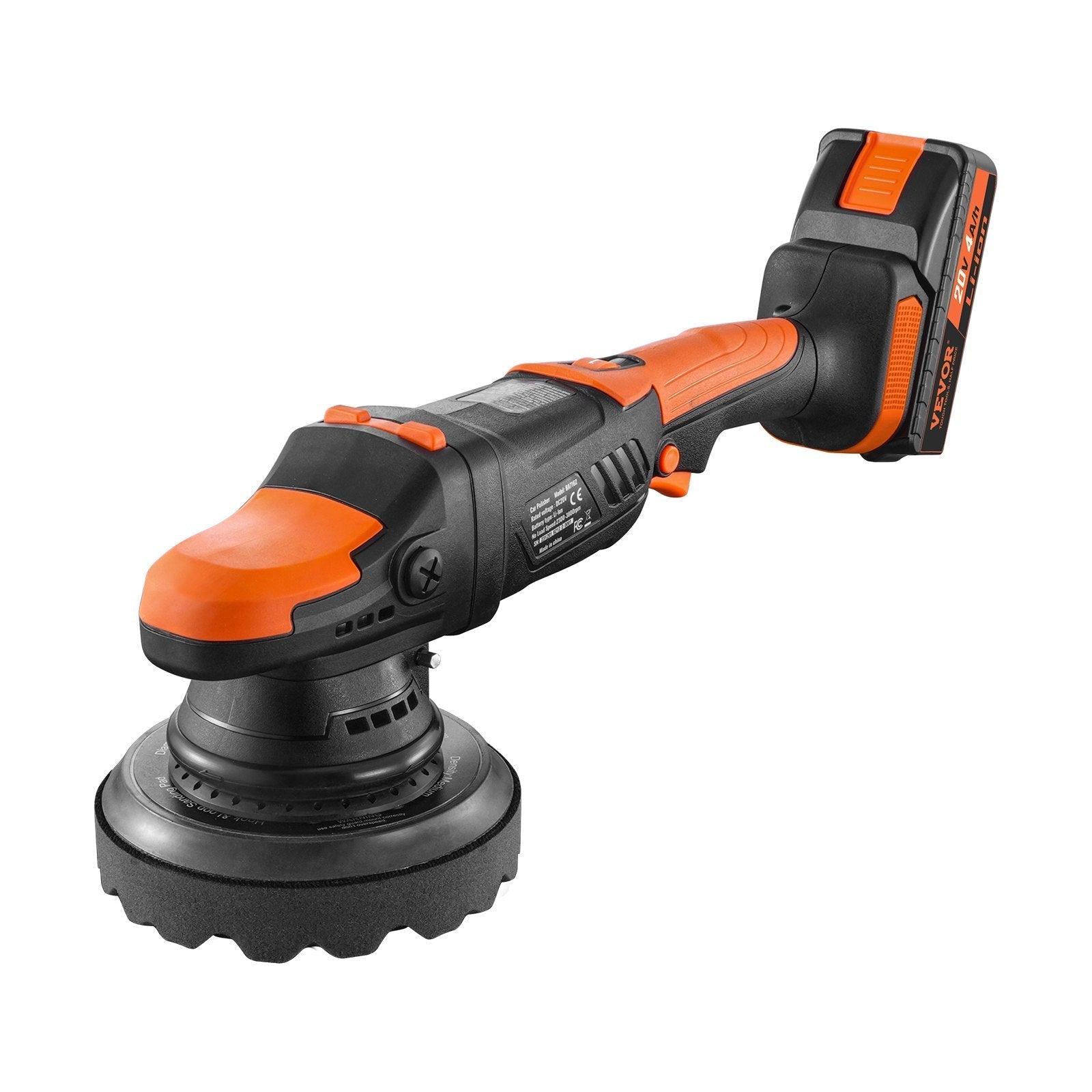 VEVOR 20V Cordless Buffer Polisher 6