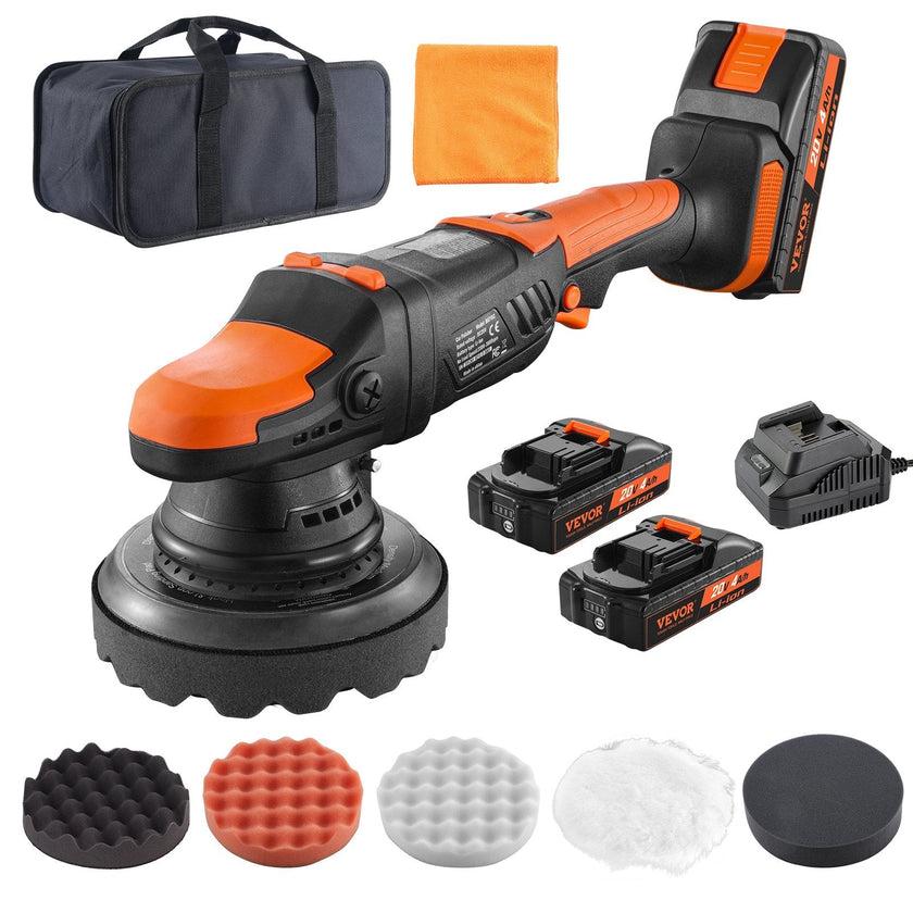 VEVOR 20V Cordless Buffer Polisher 6