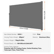 VEVOR Retractable Side Awning 118