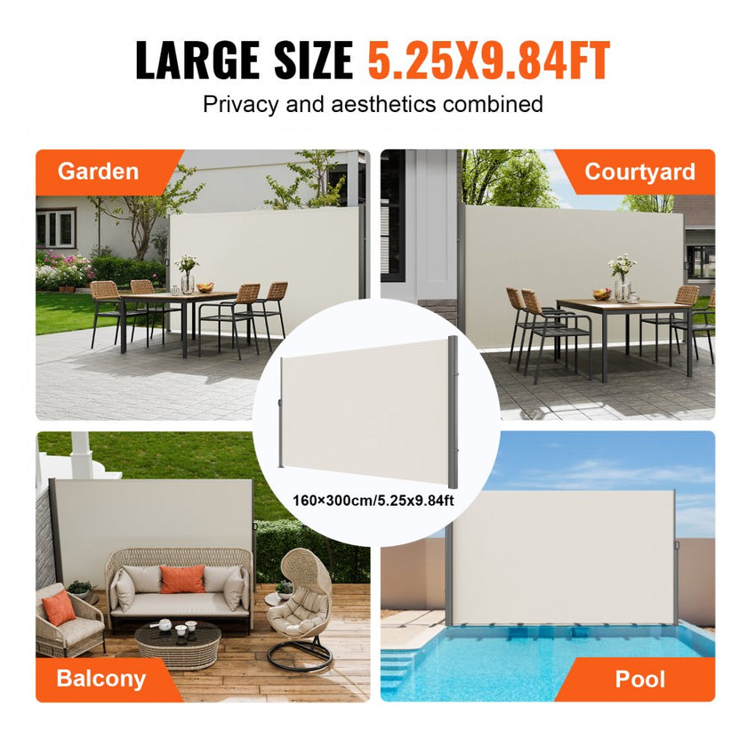 VEVOR Retractable Side Awning 118
