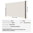 VEVOR Retractable Side Awning 118