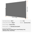 VEVOR Retractable Side Awning 118