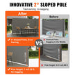 Retractable Side Awning Patio Screen Retractable Fence 71x236inch Privacy Screen