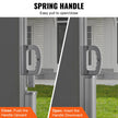 Retractable Side Awning Patio Screen Retractable Fence 71x236inch Privacy Screen