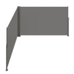 Retractable Side Awning Patio Screen Retractable Fence 71x236inch Privacy Screen