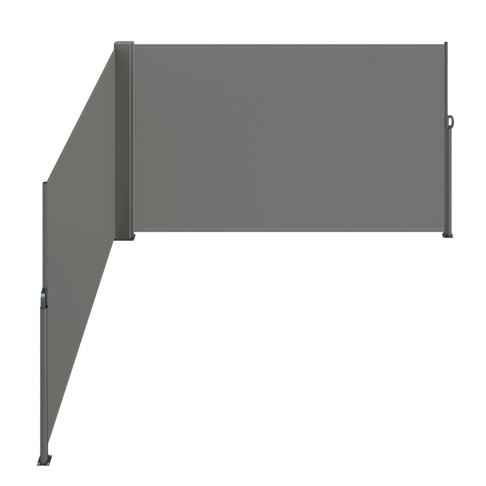 Retractable Side Awning Patio Screen Retractable Fence 71x236inch Privacy Screen