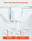 VEVOR Bidet Attachment for Toilet Self-Cleaning Dual Nozzles Adjustable Pressure