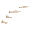 VEVOR Wall Mounted Cat Shelves with 2 Jumping Posts & 2 Hammocks up to 40 lbs