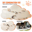 VEVOR Wall Mounted Cat Shelves Tree with Jumping Boards Nest Furniture Set of 5