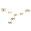 VEVOR Wall Mounted Cat Shelves Tree with Jumping Boards Nest Furniture Set of 5