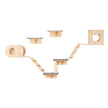 VEVOR Wall Mounted Cat Shelves Tree with Jumping Boards Nests Hammock Set of 7