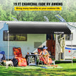 VEVOR RV Awning, Awning Replacement Fabric 19 FT (Fabric 18'2