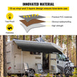 VEVOR RV Awning, Awning Replacement Fabric 19 FT (Fabric 18'2