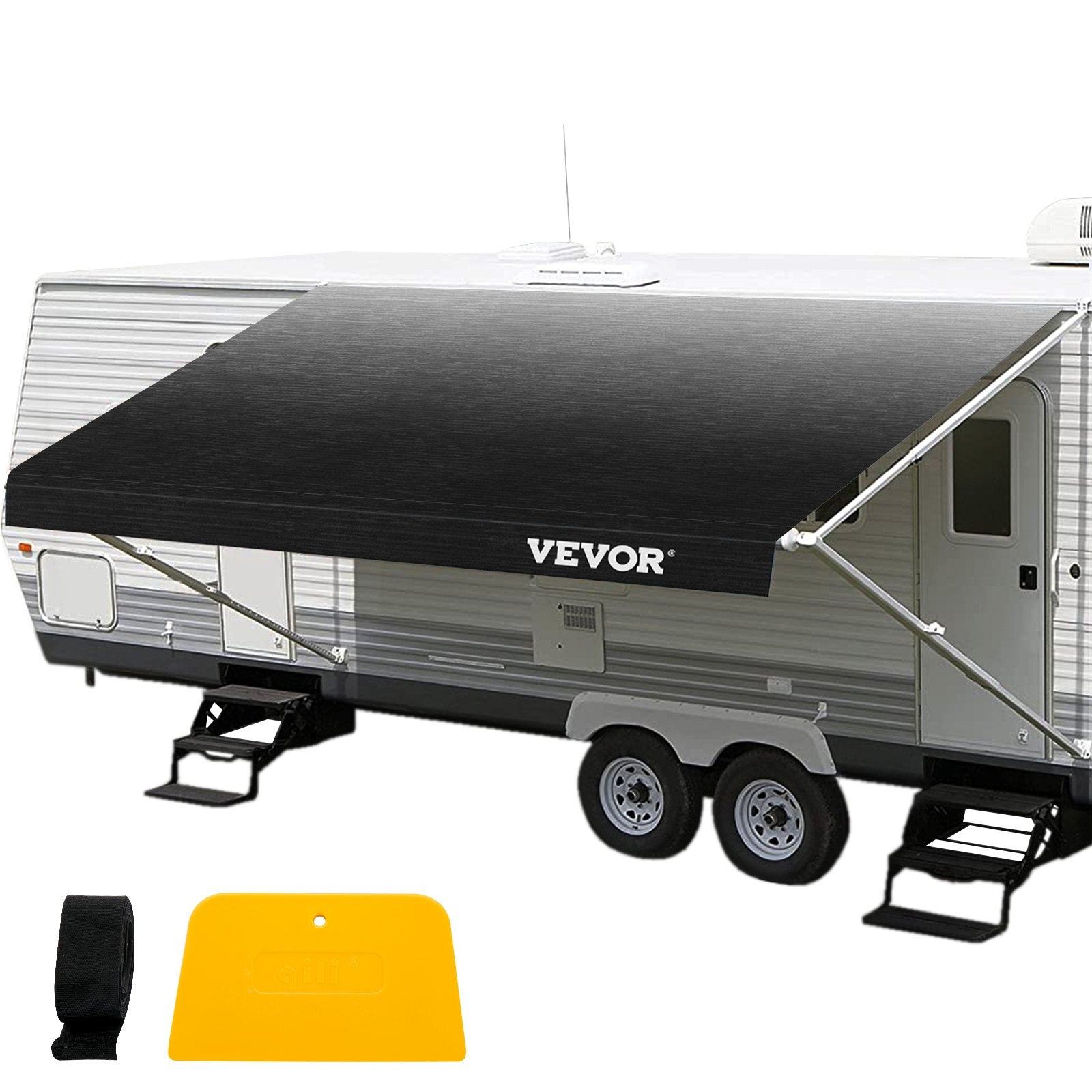 VEVOR RV Awning, Awning Replacement Fabric 19 FT (Fabric 18'2