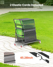 VEVOR Folding Chair Rack Cart for 25 Chairs of 300 LBS L-shape Vertical