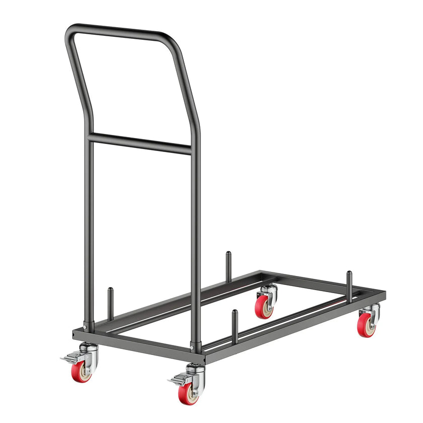 VEVOR Folding Chair Rack Cart for 25 Chairs of 300 LBS L-shape Horizontal