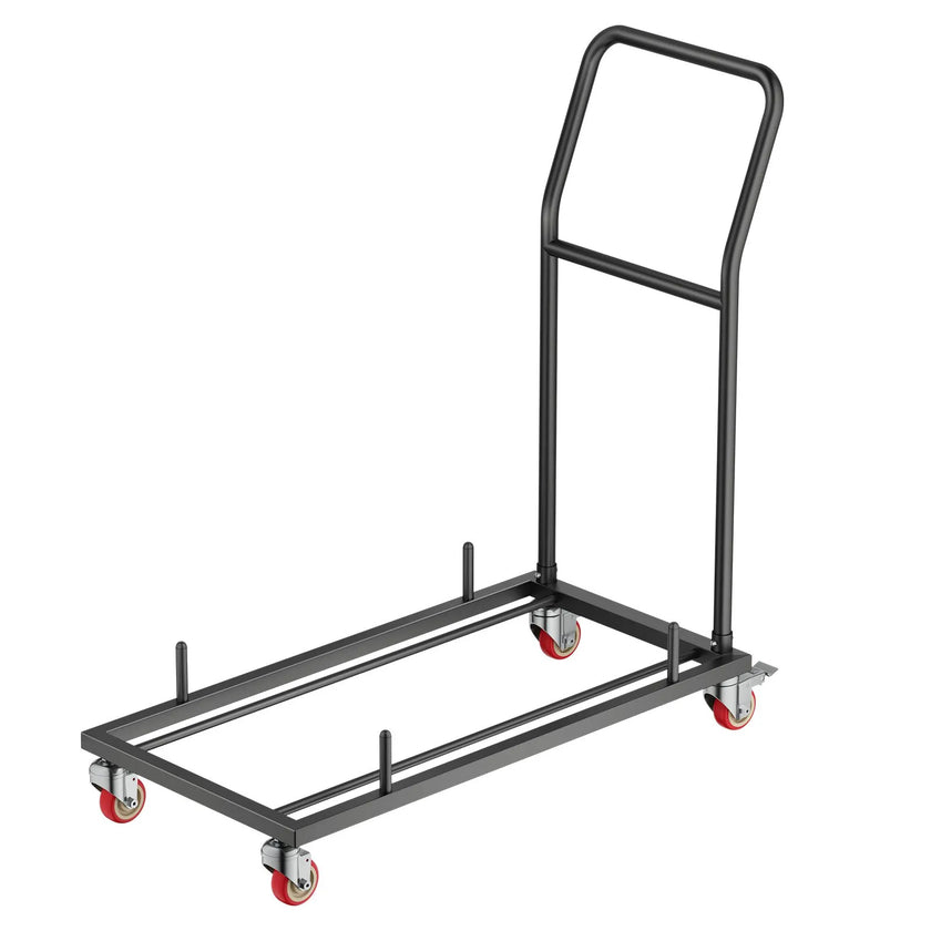 VEVOR Folding Chair Rack Cart for 25 Chairs of 300 LBS L-shape Horizontal