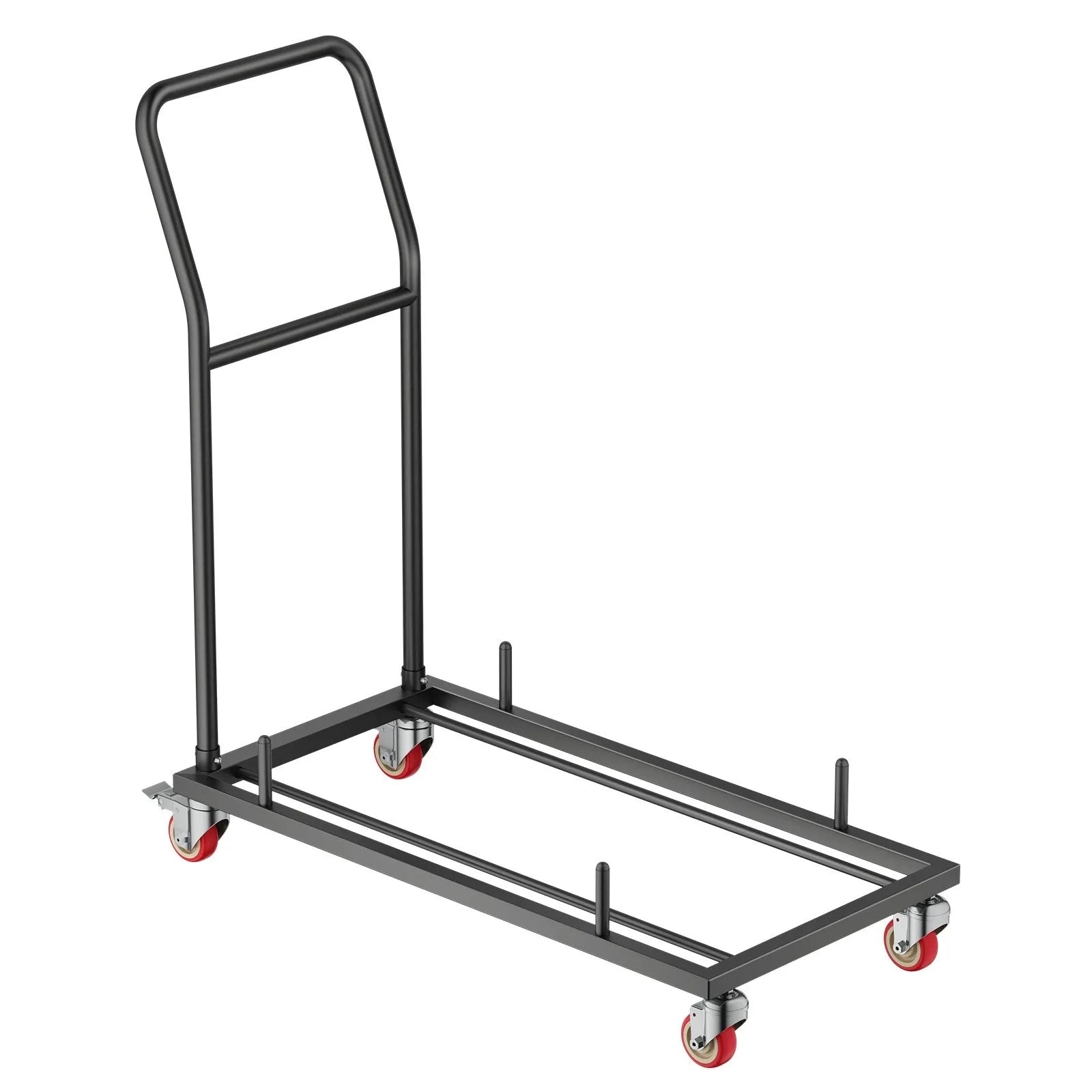 VEVOR Folding Chair Rack Cart for 25 Chairs of 300 LBS L-shape Horizontal