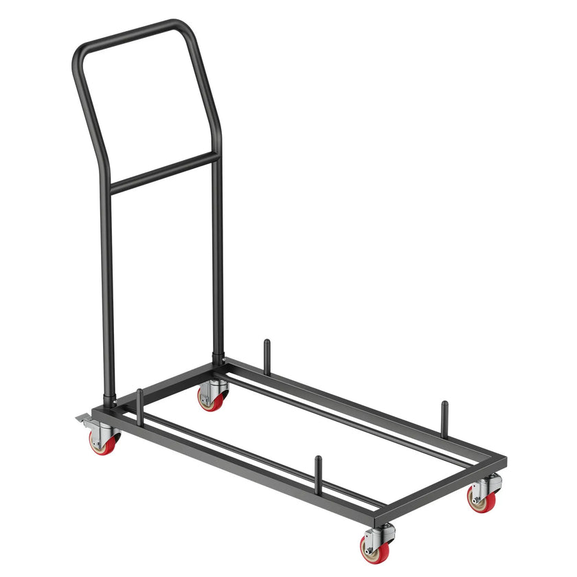 VEVOR Folding Chair Rack Cart for 25 Chairs of 300 LBS L-shape Horizontal