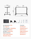 VEVOR Folding Chair Rack Cart for 42 Chairs or 12 Tables of 400 LBS with Wheels