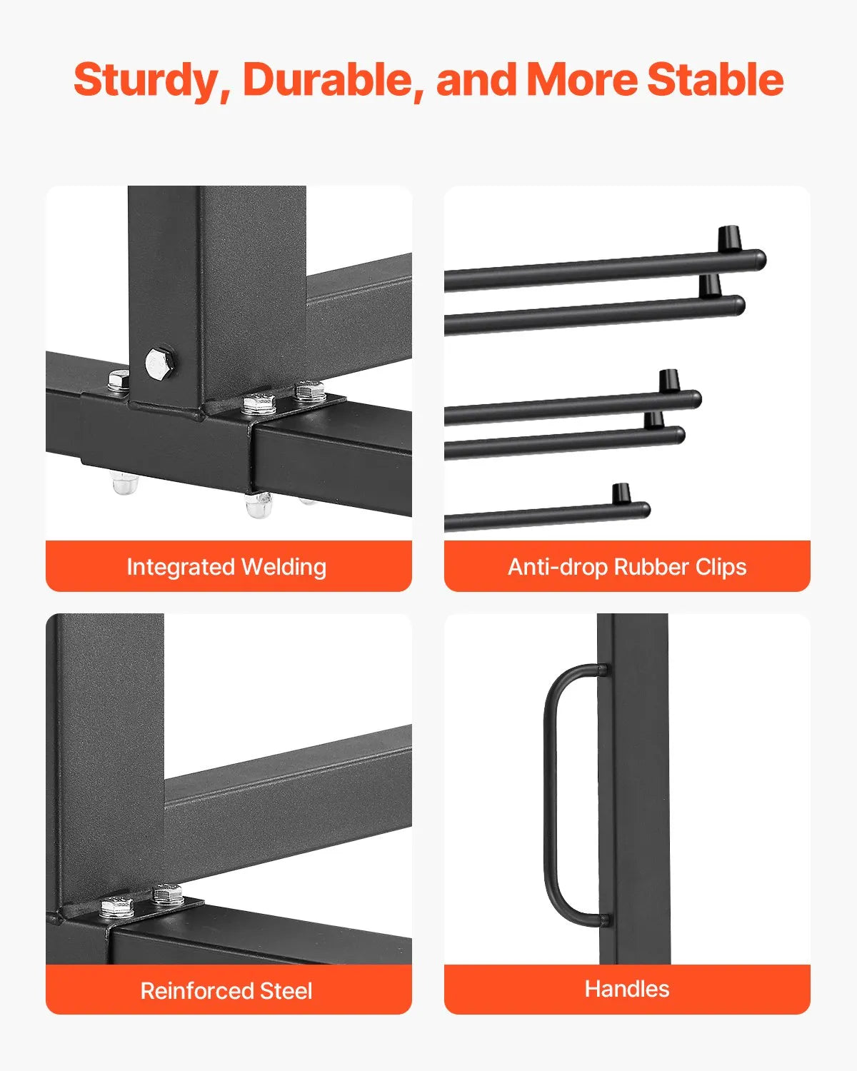 VEVOR Folding Chair Rack Cart for 84 Chairs/ 12 Tables+42 Chairs of 800 LBS