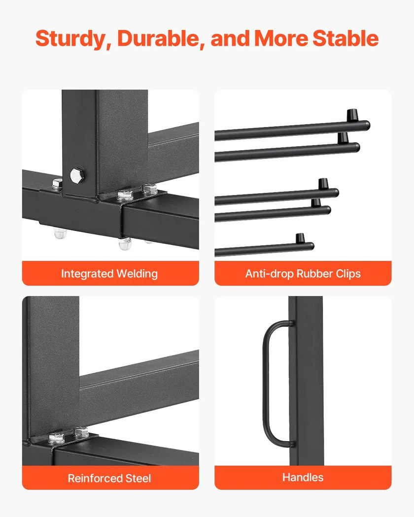 VEVOR Folding Chair Rack Cart for 84 Chairs/ 12 Tables+42 Chairs of 800 LBS