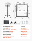 VEVOR Folding Chair Rack Cart for 84 Chairs/ 12 Tables+42 Chairs of 800 LBS