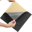 VEVOR Carpet Tiles Peel and Stick, 12” x 12” Squares Self Adhesive Carpet Floor Tile, Soft Padded Carpet Tiles, Easy Install DIY for Bedroom Living Room Indoor Outdoor (12 Tiles, Dark Gray)