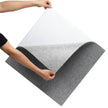VEVOR Carpet Tiles Peel and Stick, 24” x 24” Squares Self Adhesive Carpet Floor Tile, Soft Padded Carpet Tiles, Easy Install DIY for Bedroom Living Room Indoor Outdoor (9Tiles, Light Gray)