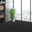 VEVOR Carpet Tiles Peel and Stick, 24” x 24” Squares Self Adhesive Carpet Floor Tile, Soft Padded Carpet Tiles, Easy Install DIY for Bedroom Living Room Indoor Outdoor (15Tiles, Carbon Black)