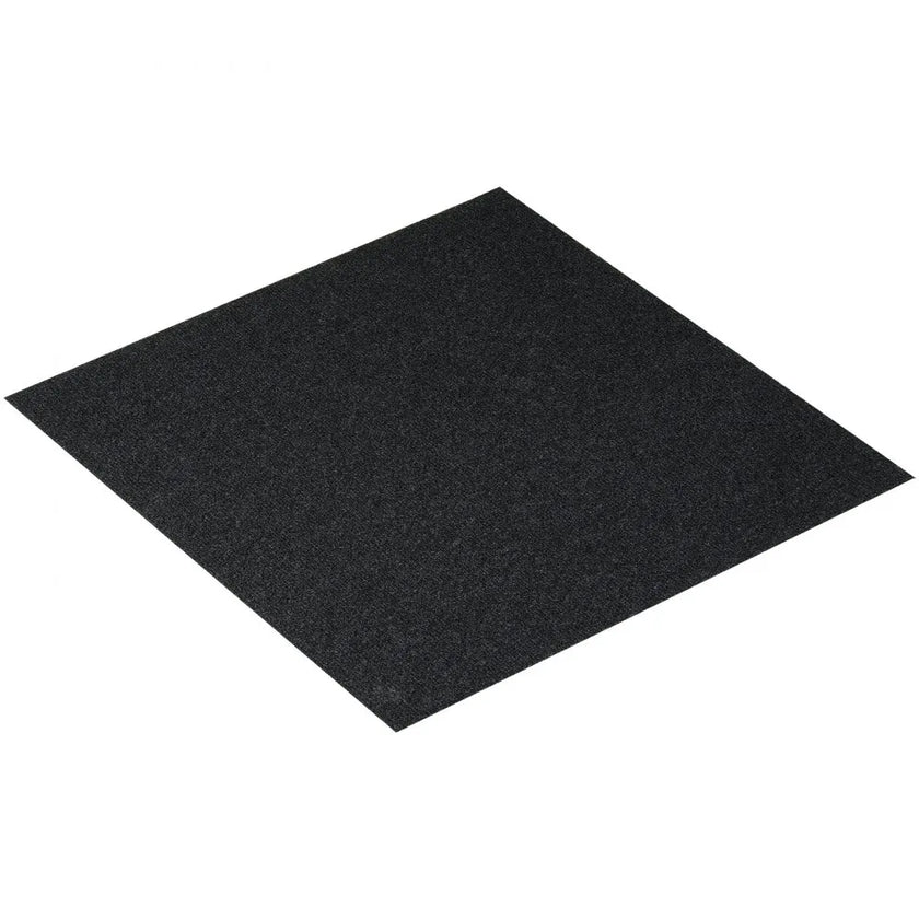 VEVOR Carpet Tiles Peel and Stick, 24” x 24” Squares Self Adhesive Carpet Floor Tile, Soft Padded Carpet Tiles, Easy Install DIY for Bedroom Living Room Indoor Outdoor (15Tiles, Carbon Black)