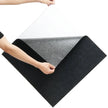 VEVOR Carpet Tiles Peel and Stick, 24” x 24” Squares Self Adhesive Carpet Floor Tile, Soft Padded Carpet Tiles, Easy Install DIY for Bedroom Living Room Indoor Outdoor (15Tiles, Carbon Black)