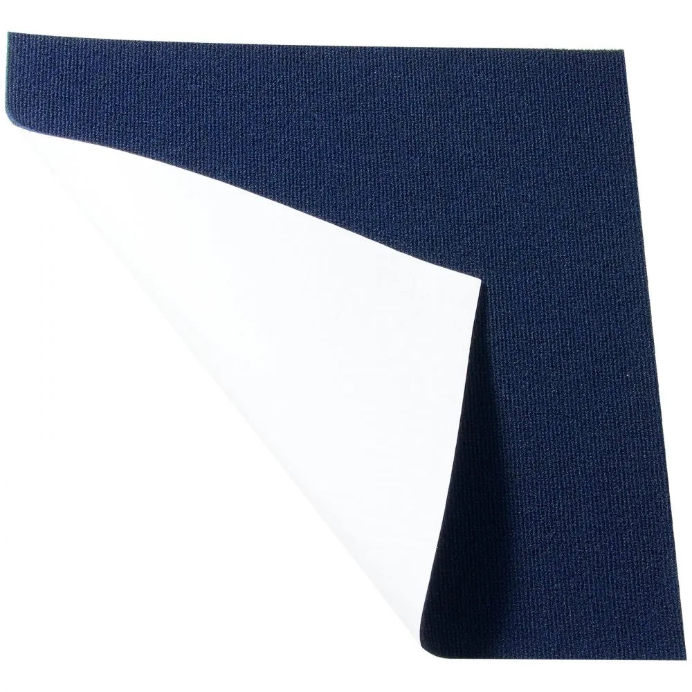 VEVOR Carpet Tiles Peel and Stick, 24” x 24” Squares Self Adhesive Carpet Floor Tile, Soft Padded Carpet Tiles, Easy Install DIY for Bedroom Living Room Indoor Outdoor (15Tiles, Dark Blue)