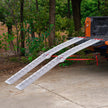 VEVOR Aluminum Ramps, 1500 lbs Folding Loading Ramps for Pickup Trucks Bed, Trailers Ramp with Load Straps for Dirt Bike, UTV, ATV, Trucks, Lawn Mowers, Snowblower, Cargo Trailer, 89