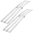 VEVOR Aluminum Ramps, 1500 lbs Folding Loading Ramps for Pickup Trucks Bed, Trailers Ramp with Load Straps for Dirt Bike, UTV, ATV, Trucks, Lawn Mowers, Snowblower, Cargo Trailer, 89
