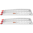 VEVOR Aluminum Ramps, 1500 lbs Folding Loading Ramps for Pickup Trucks Bed, Trailers Ramp with Load Straps for Dirt Bike, UTV, ATV, Trucks, Lawn Mowers, Snowblower, Cargo Trailer, 89
