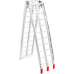 VEVOR Motorcycle Ramps, 750lbs Folding Loading Ramps for Pickup Trucks Bed, Trailers Ramp with Load Straps for Motorcycle, Dirt Bike, UTV, Lawn Mower, Truck, Snowblower, Cargo Trailer, 89