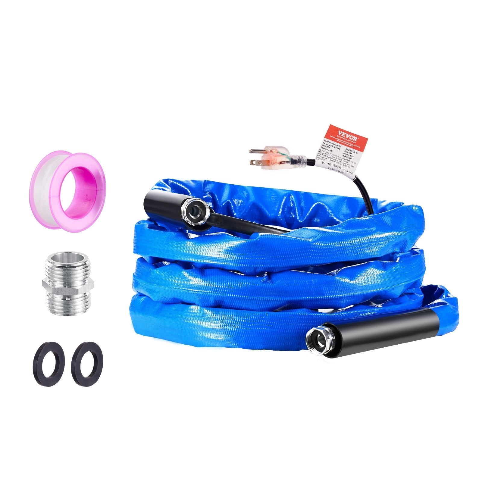 VEVOR 15ft Heated Water Hose for RV -45? Antifreeze Heated Drinking Water Hose